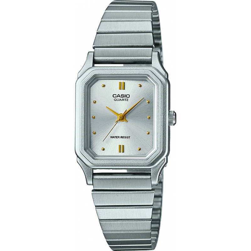 Casio LQ-400D-7AEF Bayanlar çekirdek gümüş çelik bilezik izle